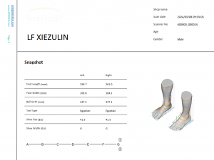 3D foot scanner